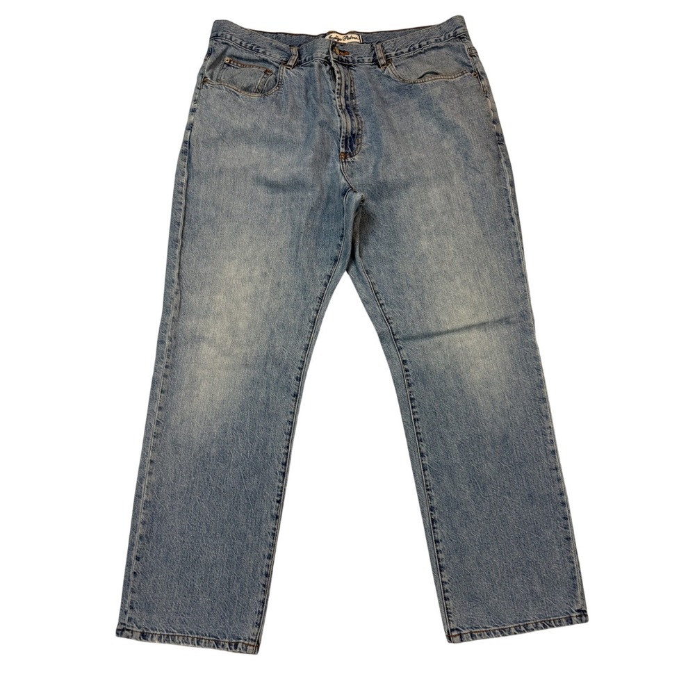 Tommy Bahama Indigo Palms Jeans Mens 42x32 Blue Excellent Classic Fit Straight